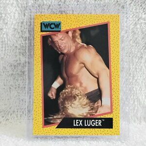 5/$20 Excellent 1991 Impel Lex Luger WCW Wrestling Card 15!!